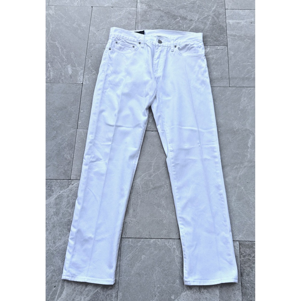Armani Exchange A/X Mens White Straight Leg Jeans 31R Casual Career